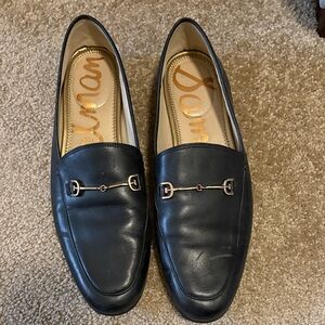 Sam Edelman Black Leather Loafers